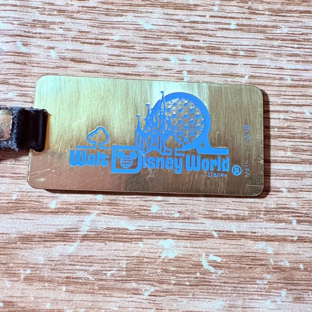 Vintage Walt Disney Work Keychain Key Ring 